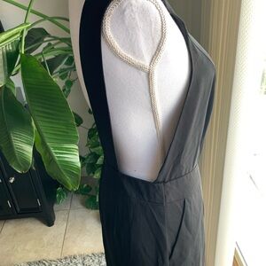 DO+BE Gray Sheath Halter Sleeveless Cocktail Dress